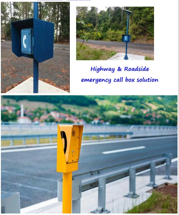 Emergency Outdoor Telephones, Sos Call Box, Highway Speedway Roadside Telephones