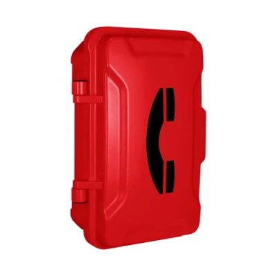 Красный наружный телефон экстренной помощи, водонепроницаемый SIP-телефон для бассейна для отелей