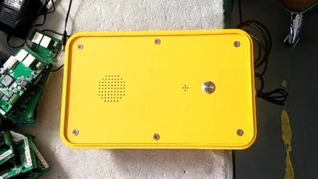 Всепогодный промышленный 3G-телефон для экстренной помощи с двумя кнопками и громкой связью для использования вне помещений