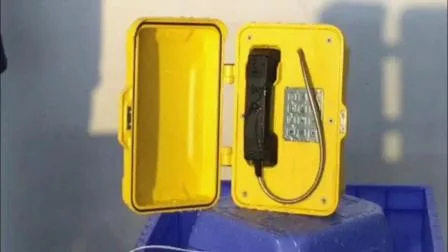Всепогодный и вандалозащищенный промышленный телефон от J&R с ЖК-дисплеем