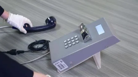 Вандалозащищенный тюремный VoIP-телефон, прочный телефон для посещений заключенных