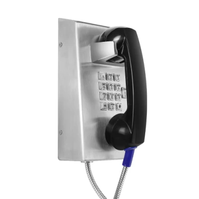 Настенный телефон с регулировкой громкости для тюрем, следственных изоляторов и аэропортов