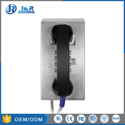 Антивандальный телефон для заключенных, тюремный телефон SIP/VoIP с регулировкой громкости